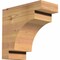 Ekena Millwork Mediterranean Smooth Rafter Tail, Western Red Cedar, 5 1/2"W x 12"H x 12"L RFT06X12X12MED00SWR - alternate 1